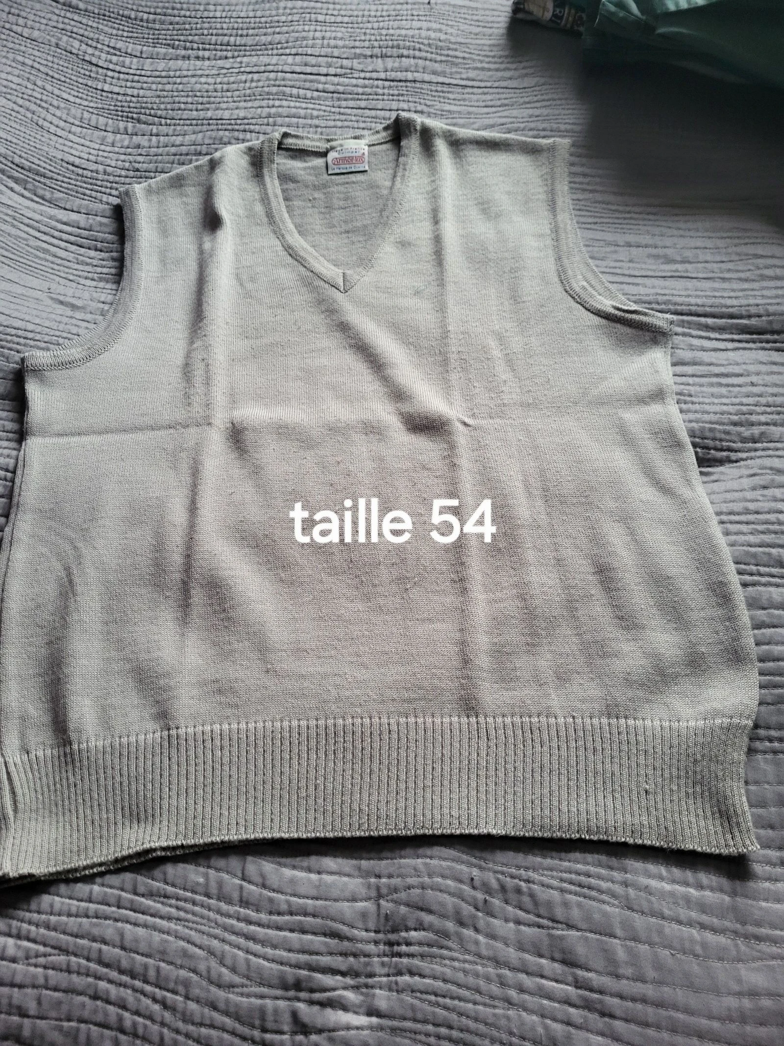 Pull débardeur homme taille 54